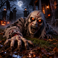 Haunted Ghoul Halloween Yard Decoration