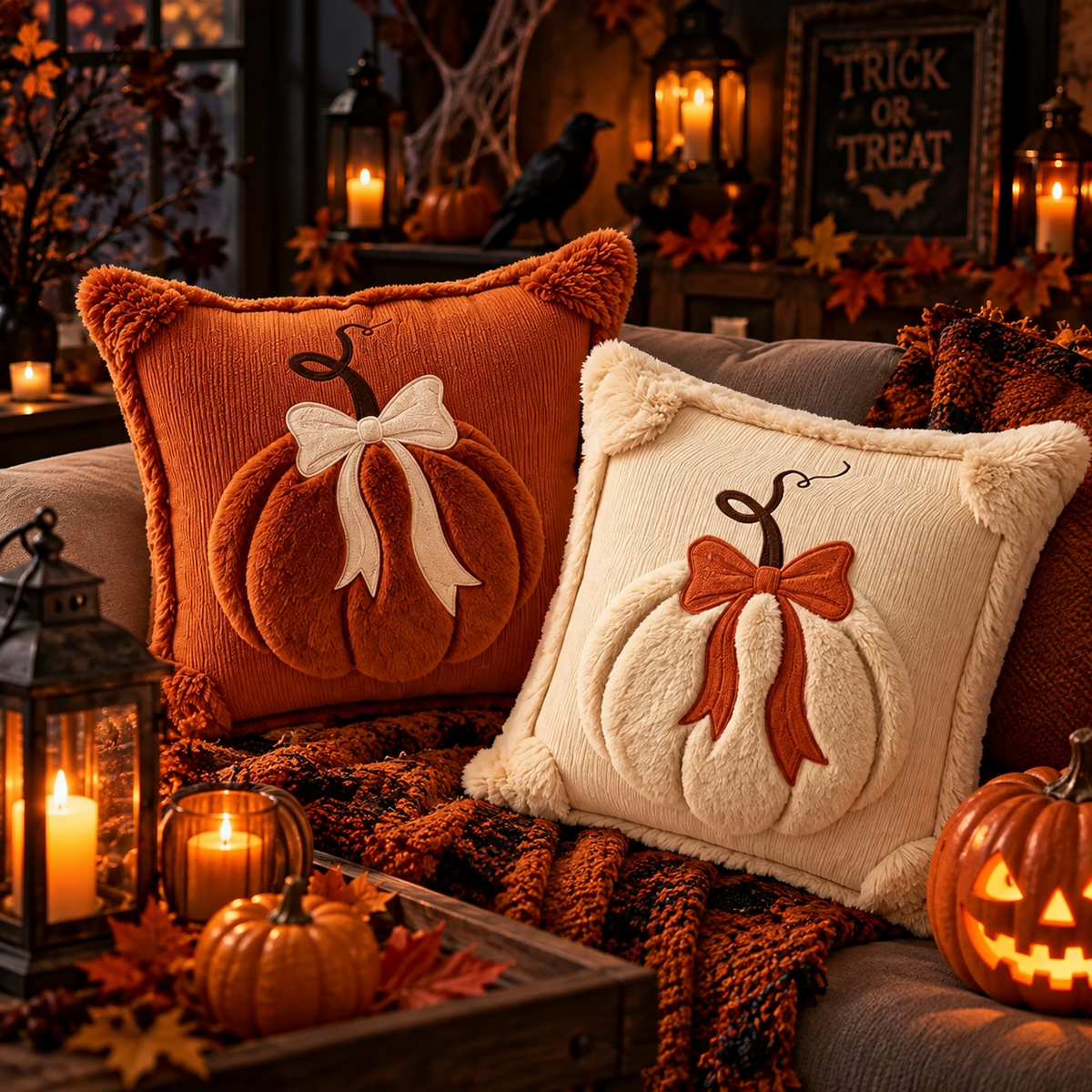 Pumpkin Halloween Pillow Covers