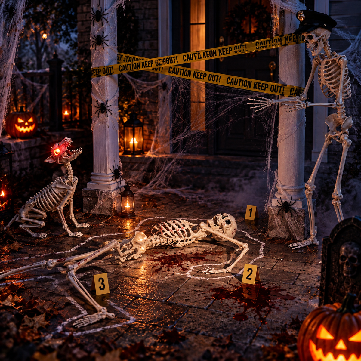 Haunted Skeleton Halloween Decoration