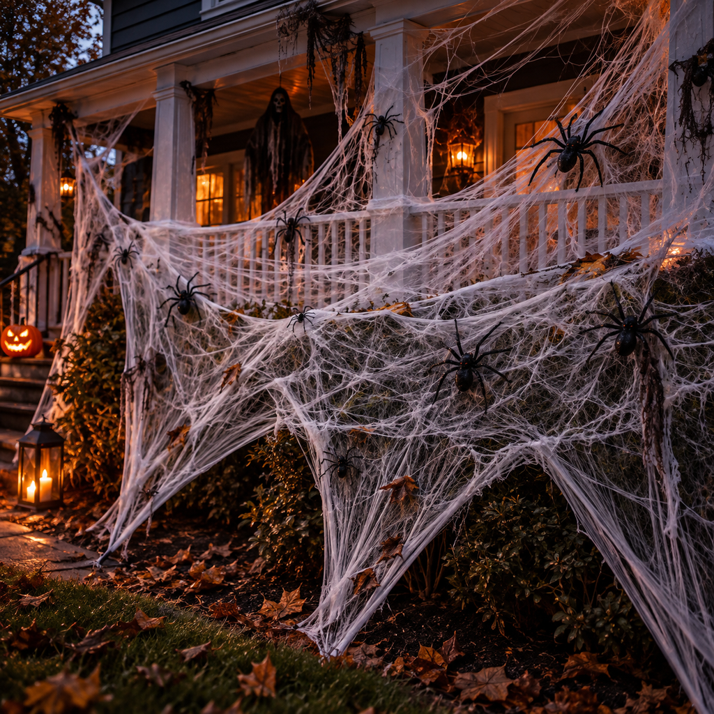 Giant Spider Web Decoration