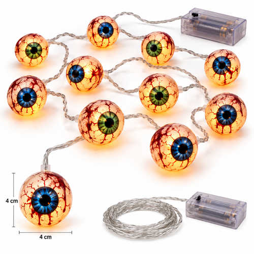 Bloody Eyeball String Lights
