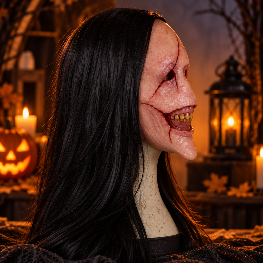 Creepy Smile Halloween Mask
