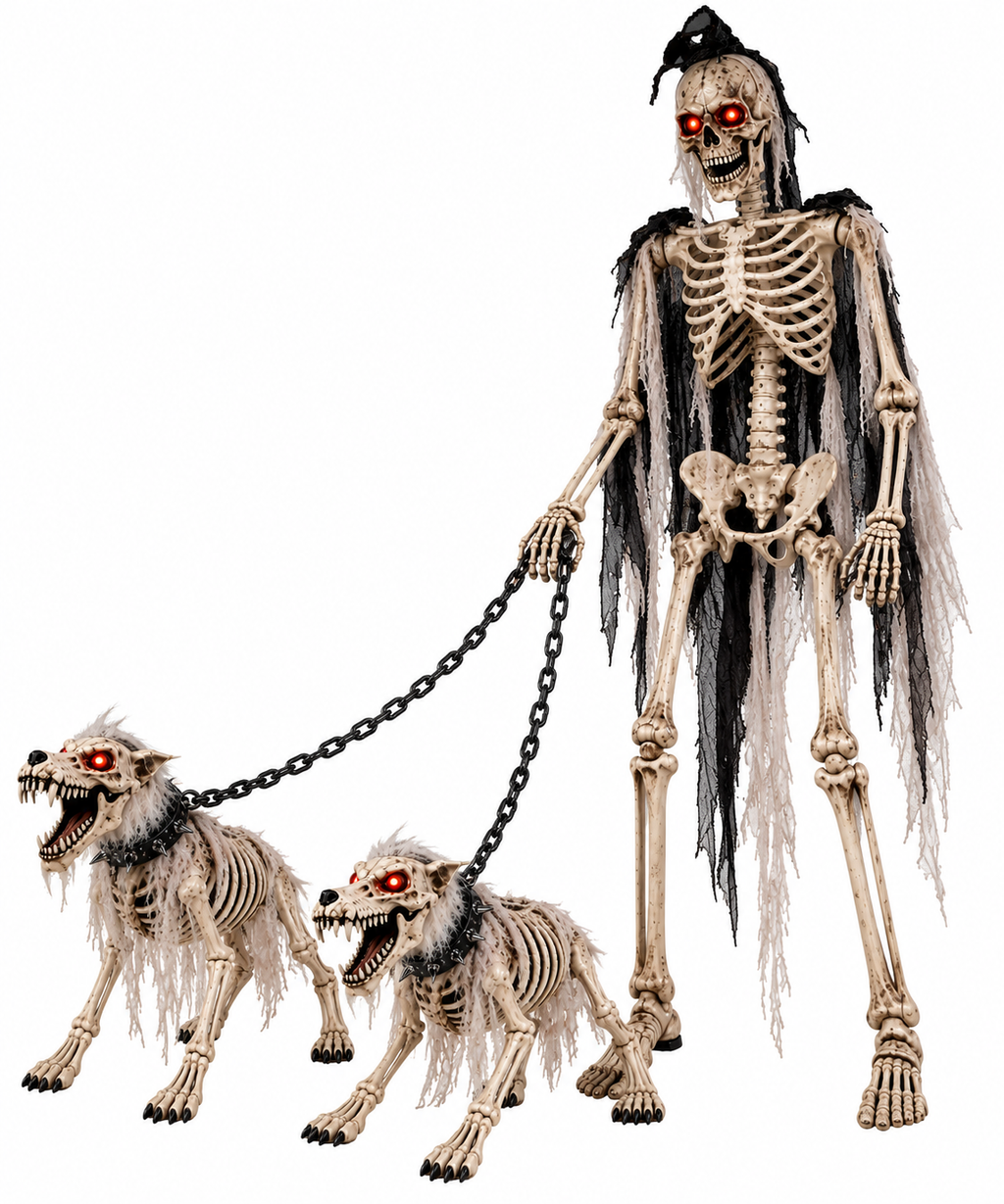 Skeleton Hellhound Decoration