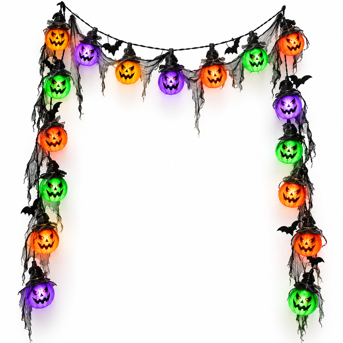 Halloween Pumpkin String Lights