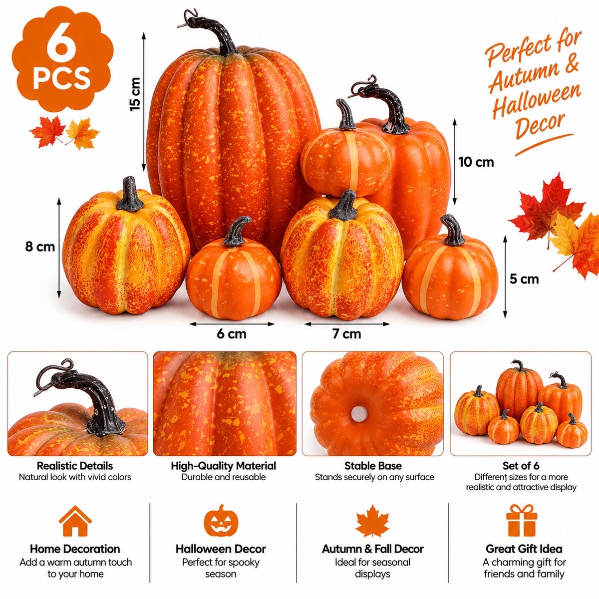 Halloween Decorative Pumpkins