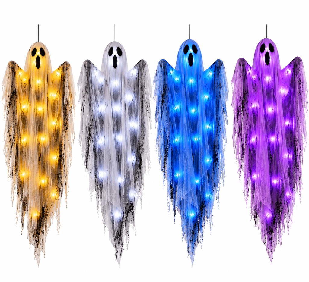 LED Hanging Ghost Decoration