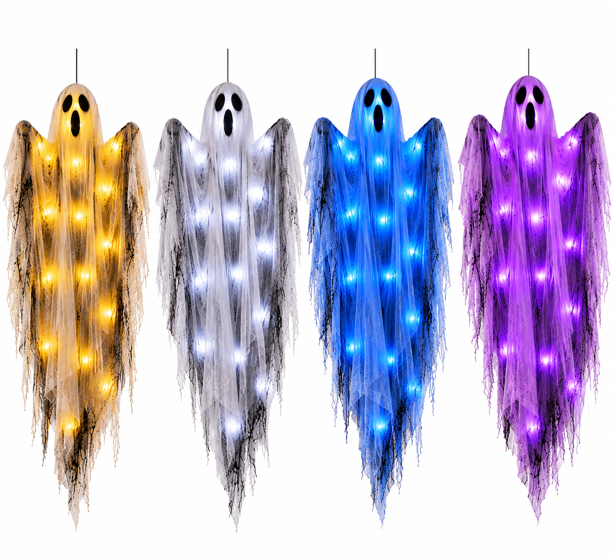 LED Hanging Ghost Decoration