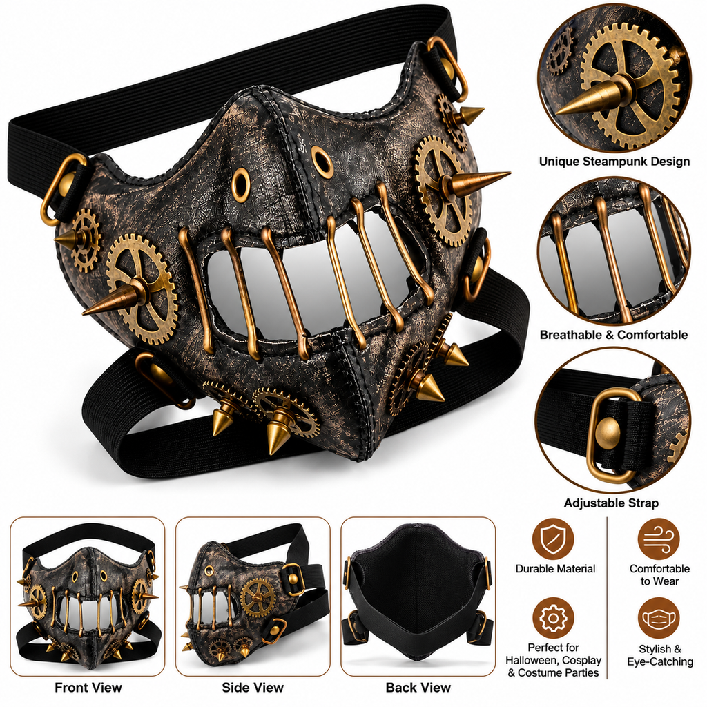 Steampunk Horror Halloween Mask