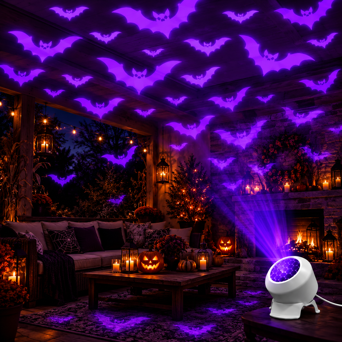 Halloween Bat Projector