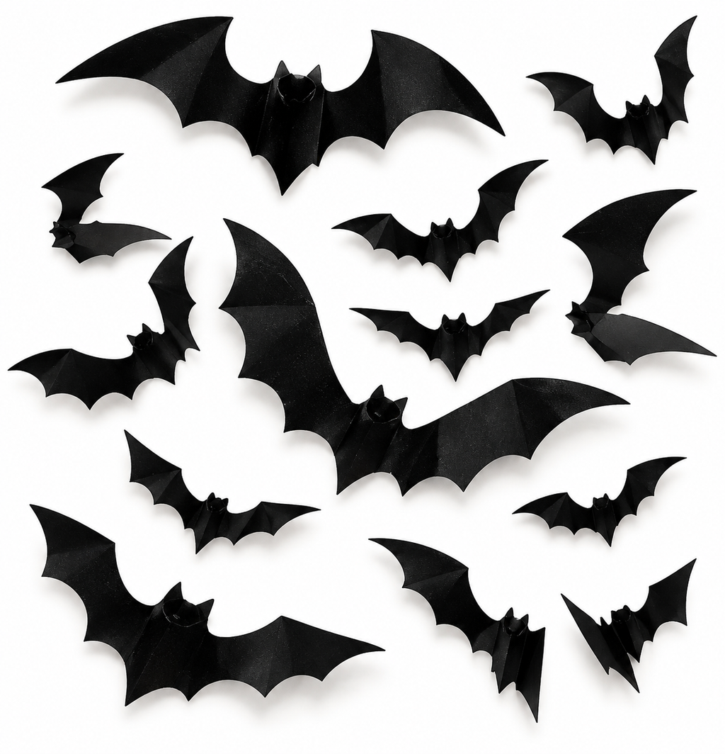 Halloween Bat Wall Set