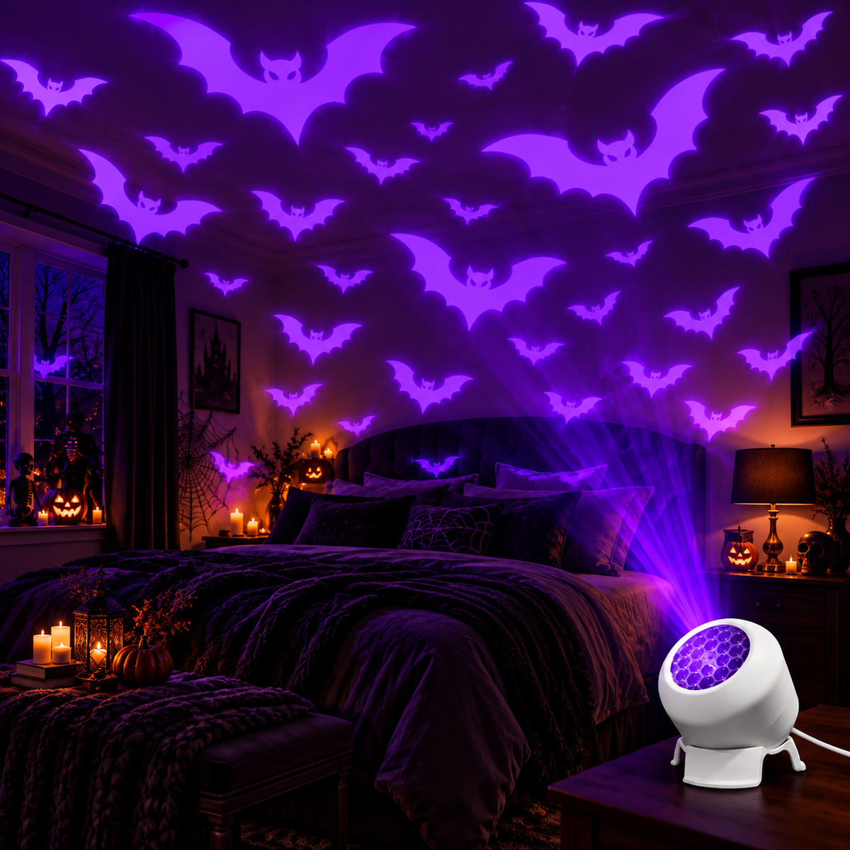 Halloween Bat Projector