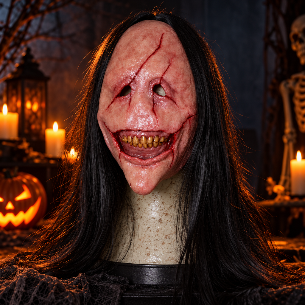 Creepy Smile Halloween Mask