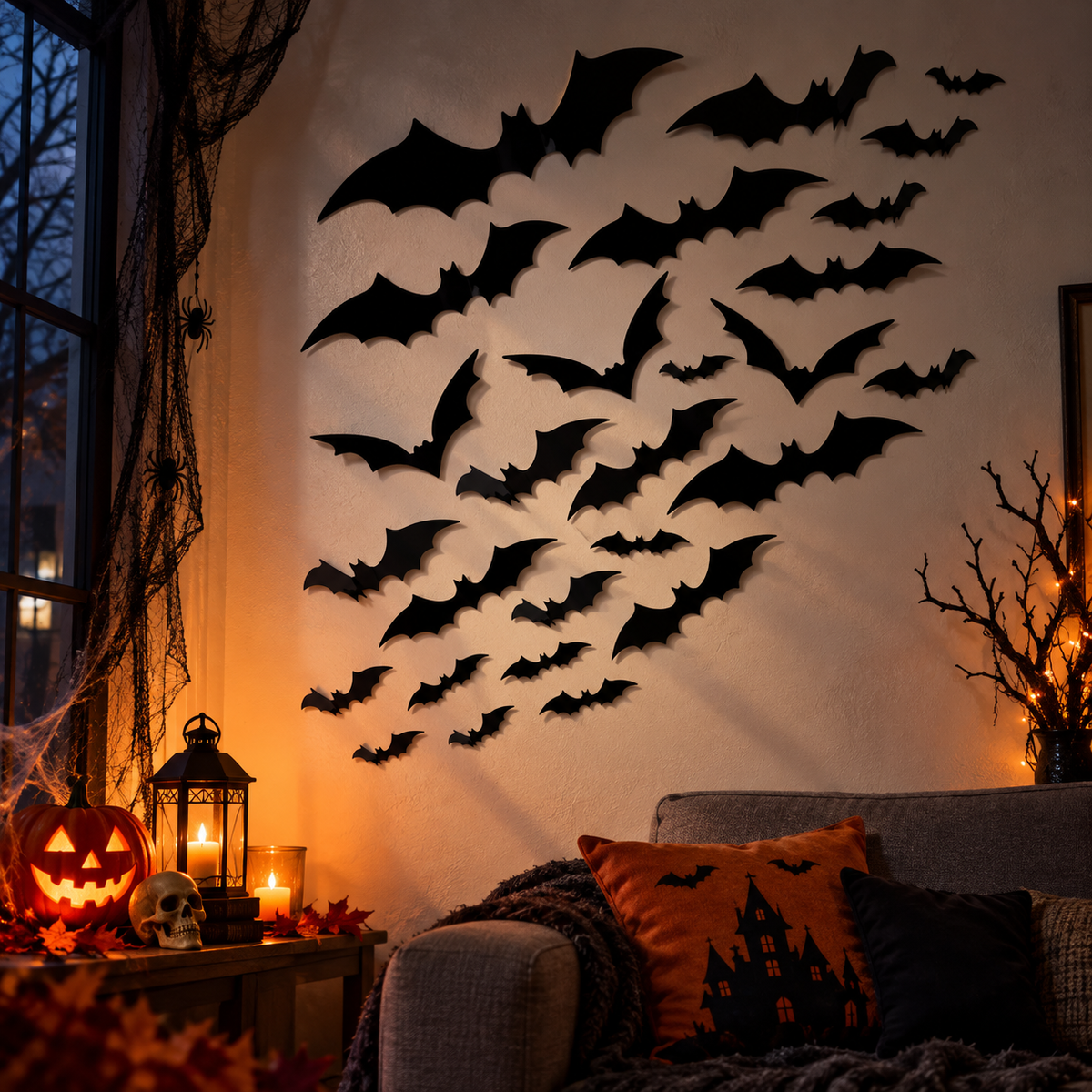 Halloween Bat Wall Stickers