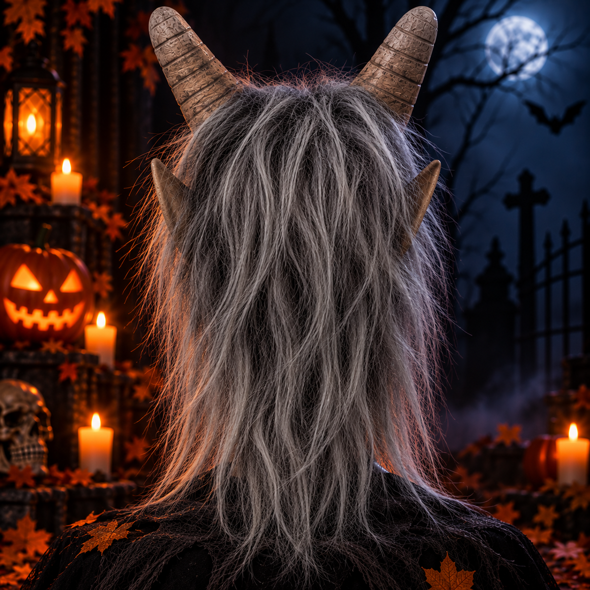 Horned Demon Halloween Mask